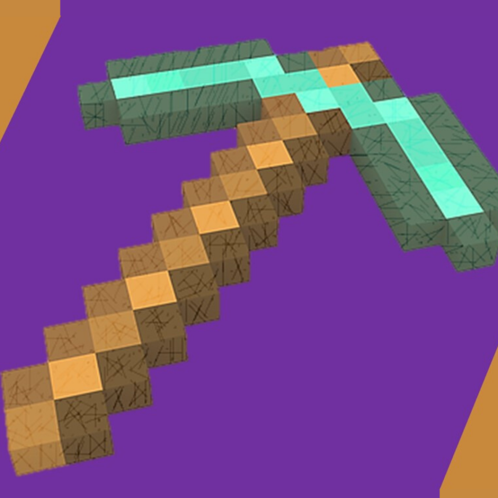 Minecraft diamond pickaxe