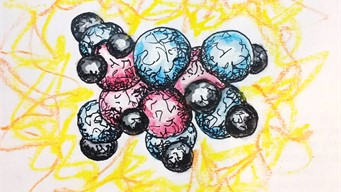 molecule artist rendition art