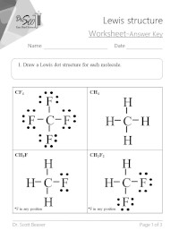 lewis dot structure assignment answer key