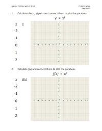 algebra 2 graphing worksheet