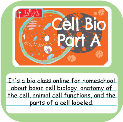 homeschool biology secular curriculum online class with live instructor logo image