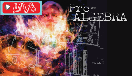 Pre Algebra Homeschool Curriculum Live logo with wizard